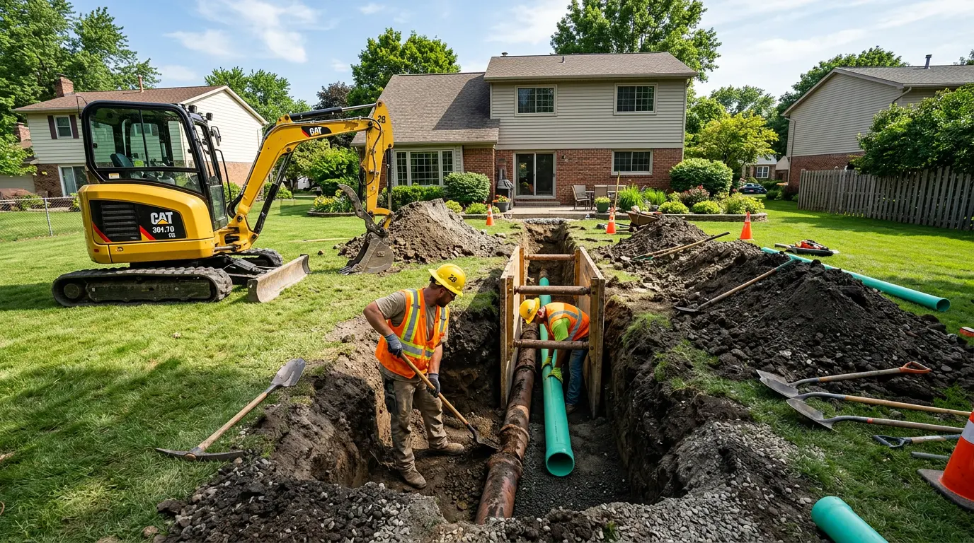 Sewer Line Cleaning in Thetford, MI
